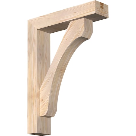 Legacy Block Smooth Bracket W/ Offset Brace, Douglas Fir, 5 1/2W X 24D X 32H